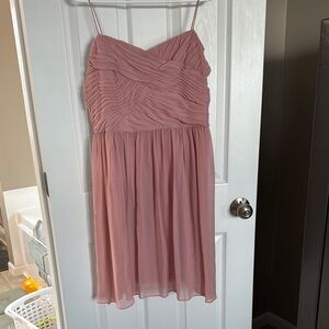 Simply Liliana Blush Pink Pleated Dress